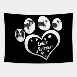 Border Collie forever dog lover Tapestry