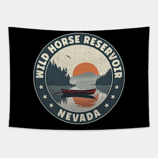 Wild Horse Reservoir Nevada Sunset Tapestry