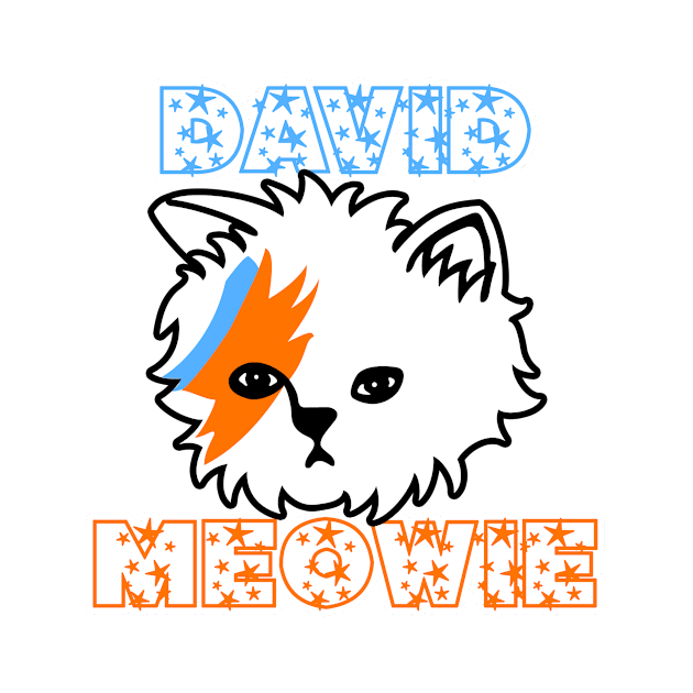 David Meowie by nickbuccelli