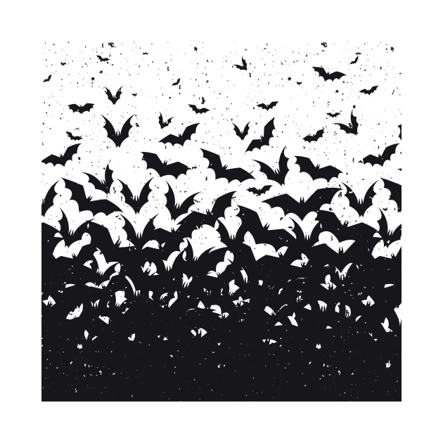 Bat Halloween pattern by Inspired-DS