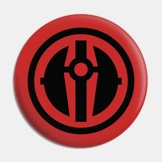 Darth Revan Emblem in Black Pin by HelveticaHero