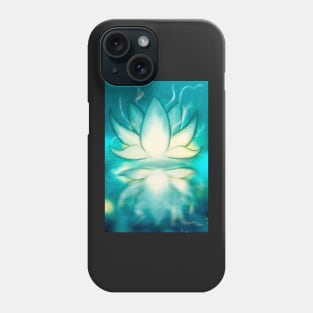 Blue lotus Phone Case