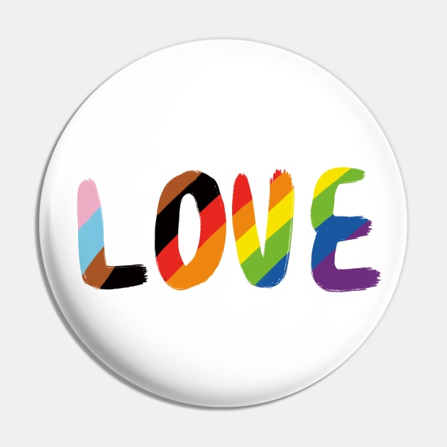 Love is Love Pin by Shimmery Artemis