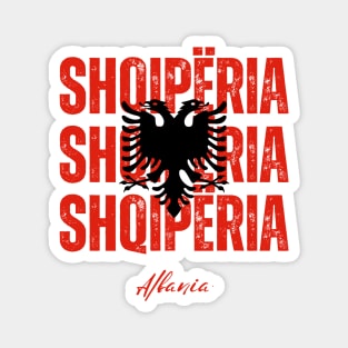 Albania flag, albanian flag Magnet
