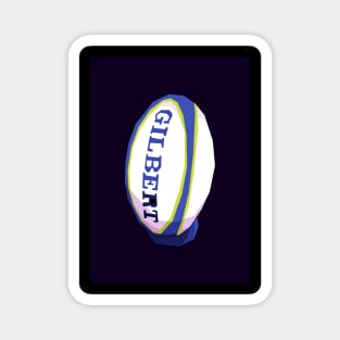 rugby ball sport pop art Magnet