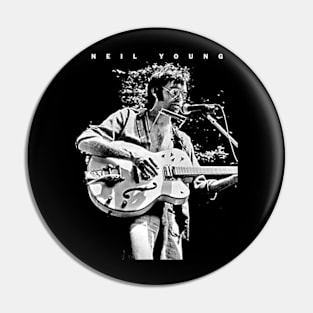 Neil Young Faded Pin