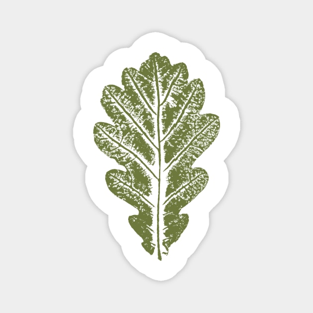 Oak Leaf Magnet by Nikokosmos