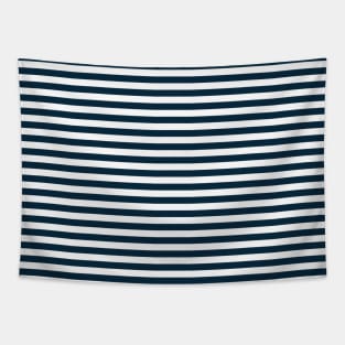 Navy Blue Nautical Lines Tapestry