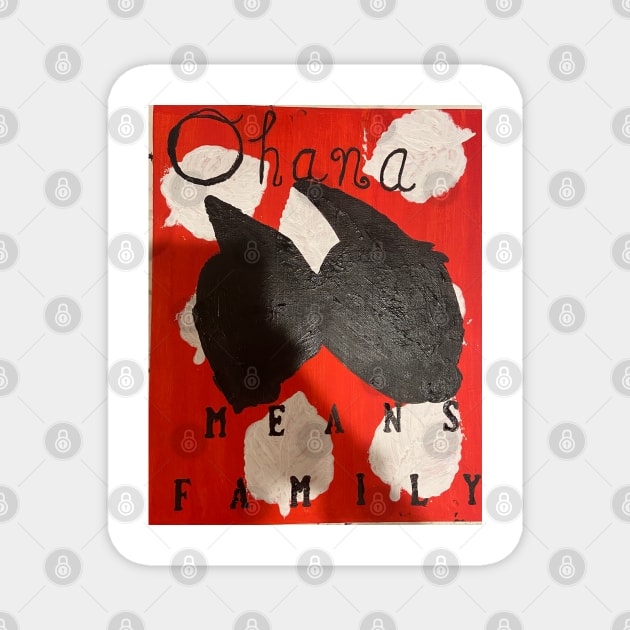 Stitch: Ohana Means Family Magnet by ArtisticVal