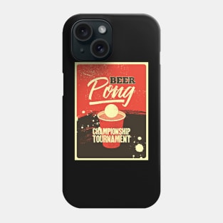 Vintage posters Beer Pong Championship Tournament Phone Case