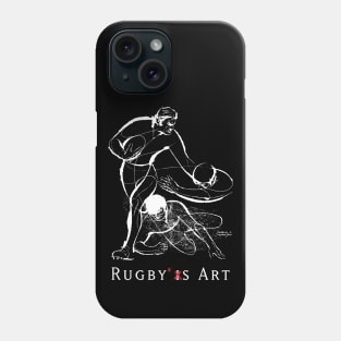 Rugby Hand-Off W by PPereyra Phone Case