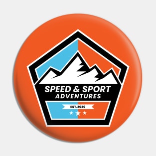 Speed & Sport Pentagon Medium logo Pin