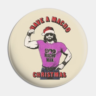 Have a Macho Christmas Pin