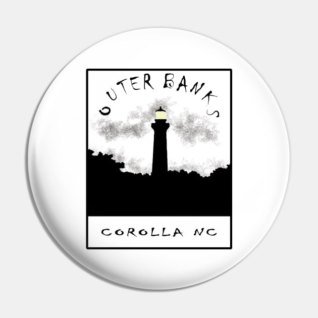 Currituck Beach Outer Banks OBX Corolla NC Lighthouse Pin by Funnin' Funny