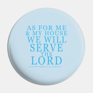 Christian faith qoute As for me and my house Pin