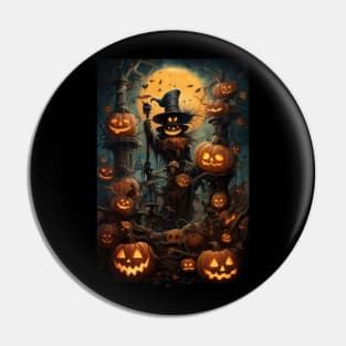 Helloween party night Pin