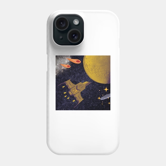 Battle in Space Phone Case by JequiPrint