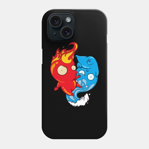 Fire and Water Phone Case by EricTranArt