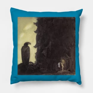 Bella's Glorious Adventure - John Bauer Pillow