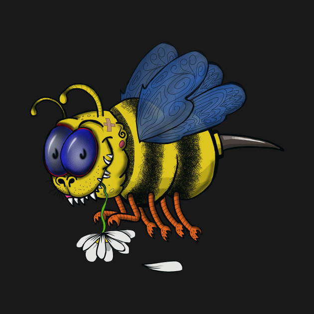 Discover Monster Bumble Bee - Bee - T-Shirt