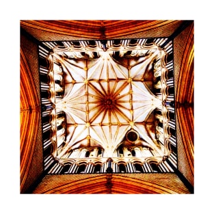 Looking up: Inside the Tower of Lincoln Cathedral T-Shirt