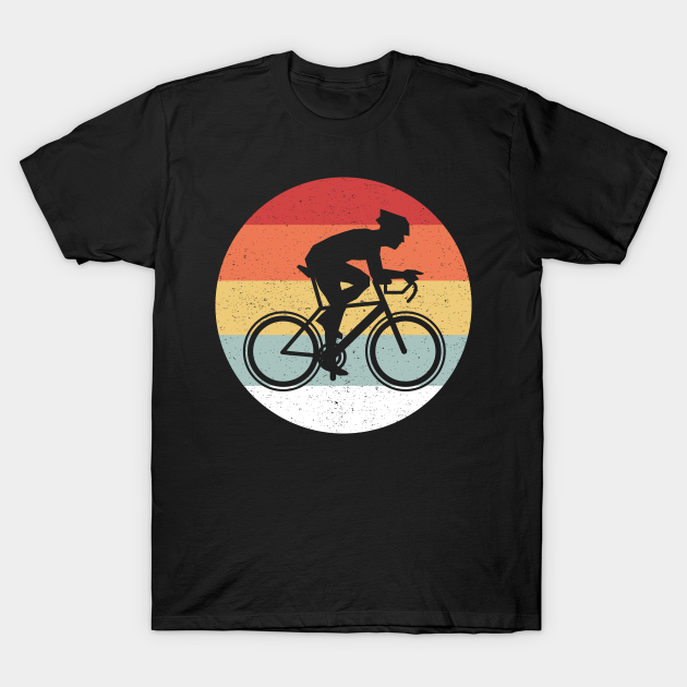 Discover Vintage Bicycle Cycling Biker Sun 70s 80s - Bicycle Cycling Biker 70s 80s - T-Shirt