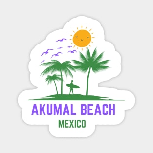 Akumal Beach Mexico Magnet