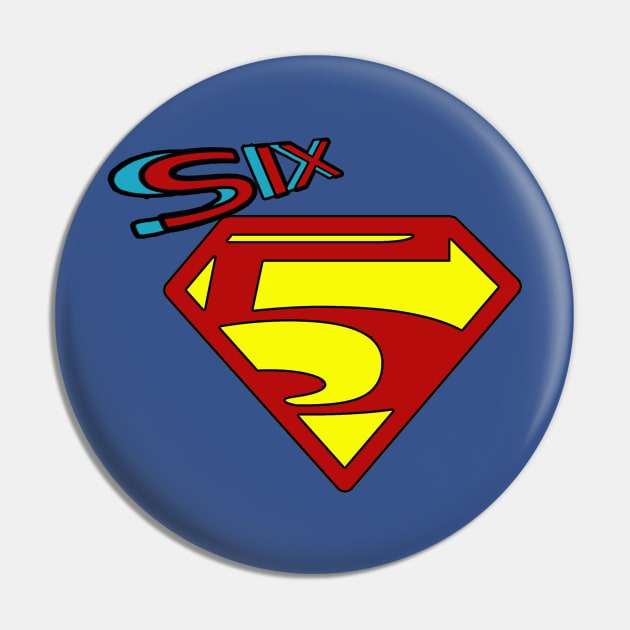 Six5 Brand Pin by Six5 Designs