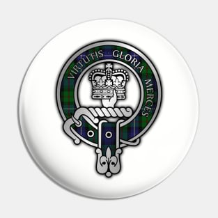 Clan Donnachaidh / Robertson Hunting Tartan Crest Pin