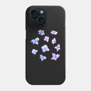 Little Hydrangea Watercolor Flowers Phone Case