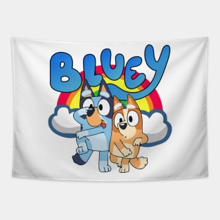 RAINBOW BLUEY Tapestry