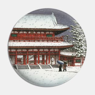 Snow at Heian Shrine by Kawase Hasui Pin