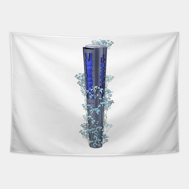 Le Sserafim Floral Lightstick kpo Tapestry by RetroAttic