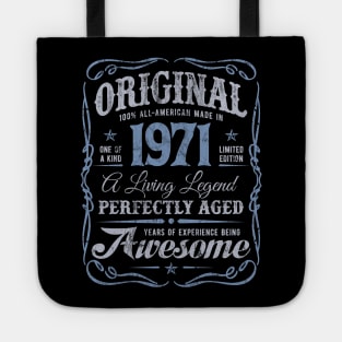 1971 Birthday All-American ORIGINAL Aged to Perfection Tote