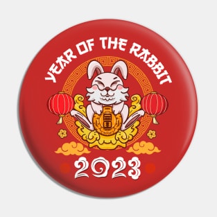 Happy Chinese New Year 2023 - Year Of The Rabbit Zodiac Pin