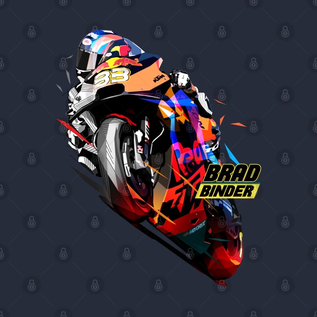 Brad Binder Low Poly by pxl_g