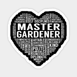 Master Gardener Heart Magnet