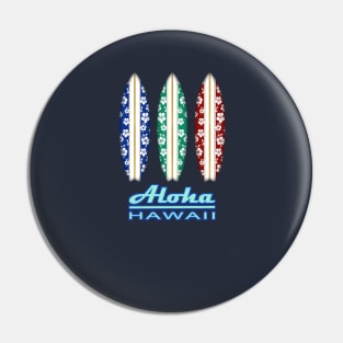 Aloha HAWAII Surf Boards Pin