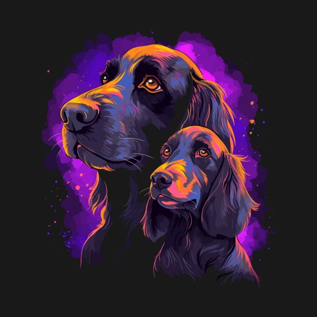 Field Spaniel Fathers Day by JH Mart