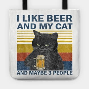 I like beer and my cat and maybe 3 people Tote