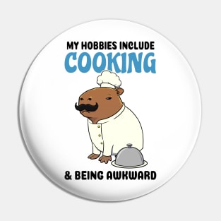 My hobbies include Cooking and being awkward Capybara Pin