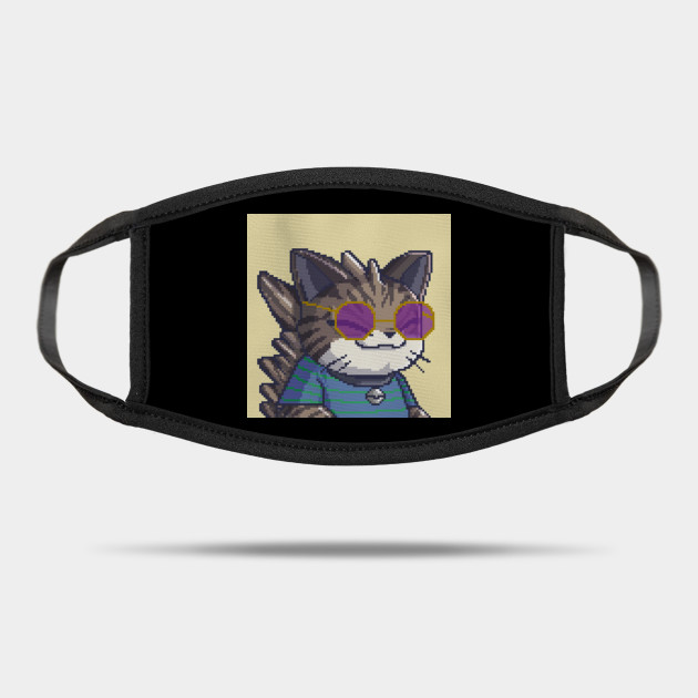 CatZilla // Pixel Art - Pixel Art - Mask