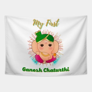 My First Ganesh Chaturthi celebration Tapestry