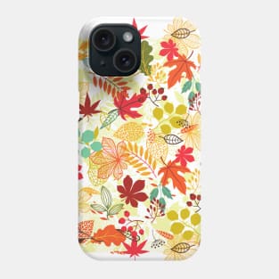 Fall Leaves Autumn Pattern Phone Case