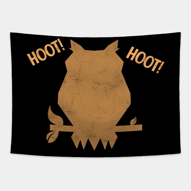 Hoot Hoot Owl Tapestry by Imutobi