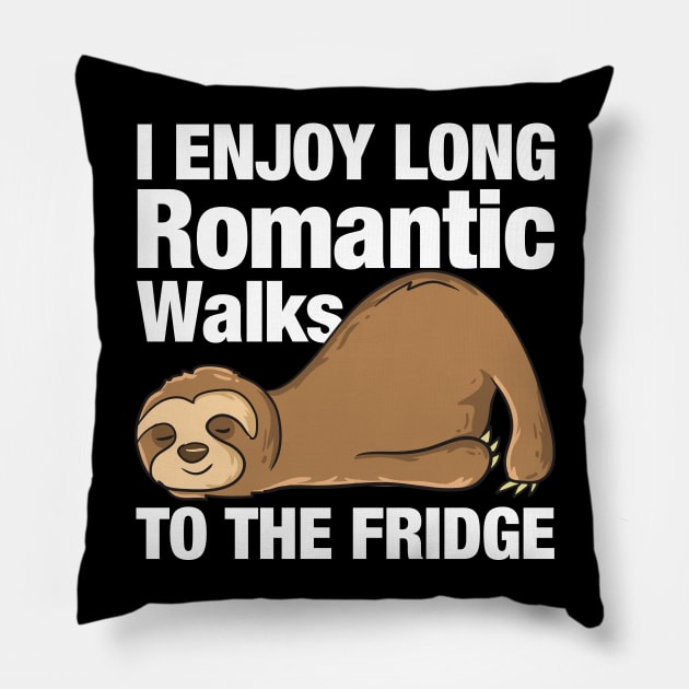 Funny Sloth Saying Sloth Meme Lazy Sloth Pillow by EQDesigns