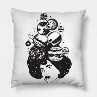 Planet Girl Pillow