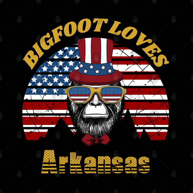 Bigfoot Loves America, Alabama by Scovel Design Shop