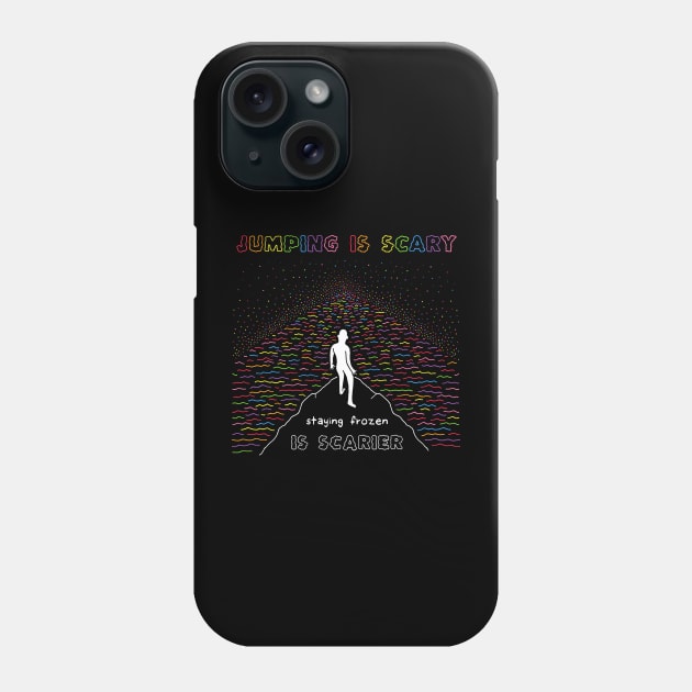 Jumping is Scary Phone Case by RaminNazer