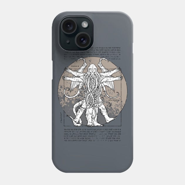 Lovecraftian Man Phone Case by drsimonbutler